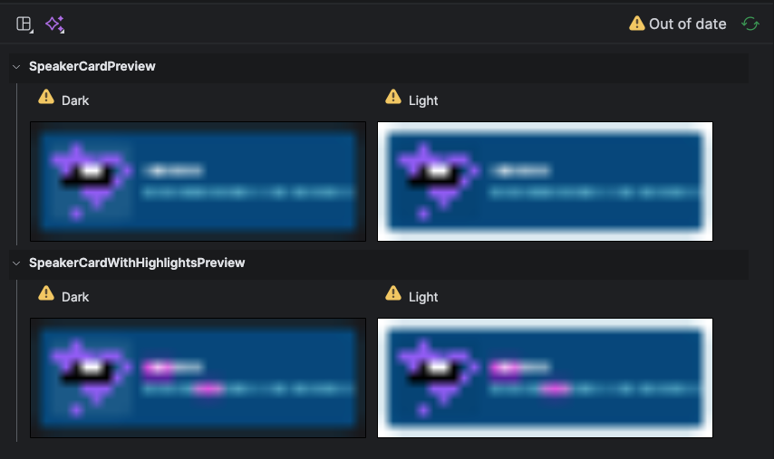Compose Preview out of date warning